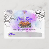 ベビーが醸造されている – おむつラッフルカード エンクロージャーカード (正面)