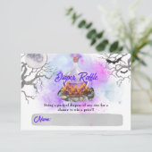 ベビーが醸造されている – おむつラッフルカード エンクロージャーカード (スタンド正面)