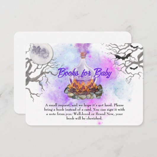 ベビーが醸造されている – ベビーカード用の本 エンクロージャーカード (正面/裏面)