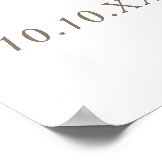 ベビーが醸造しているウェルカムコーヒーベビーシャワーパーティー ポスター (角)