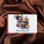 ベビーが醸造している |かわいいハロウィーンの赤ちゃんシャワー ゲストブック