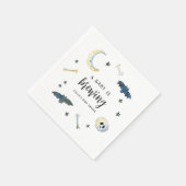 ベビーが醸造している |かわいいハロウィーンの赤ちゃんシャワー スタンダードカクテルナプキン (角)