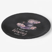 ベビーが醸造している |かわいいハロウィーンの赤ちゃんシャワー ペーパープレート (アングル)