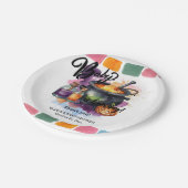 ベビーが醸造している |かわいいハロウィーンの赤ちゃんシャワー ペーパープレート (アングル)