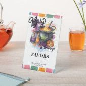 ベビーが醸造している |かわいいハロウィーンの赤ちゃんシャワー 台座サイン (インサイチュ)