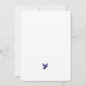 ベビーが醸造している |かわいいハロウィーンの赤ちゃんシャワー 招待状 (裏面)