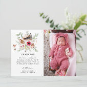 「ベビーが醸造している」アフタヌーンティーベイビーシャワー サンキューカード (スタンド正面)
