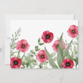 「ベビーが醸造している」アフタヌーンティーベイビーシャワー サンキューカード (裏面)