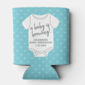 ベビーが醸造している – カップルのシャワーは色を編集できる 缶クーラー (裏面)