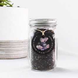 ベビーが醸造している |ハロウィーンカルドロンベビーシャワー フェイバータグ