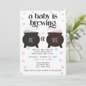 ベビーが醸造している – 魔女カルドロンジェンダー明かす 招待状 (スタンド正面)