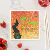 ベビーが醸造だ！ハロウィーンベビーシャワーナプキン スタンダードランチョンナプキン (インサイチュ)