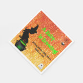 ベビーが醸造だ！ハロウィーンベビーシャワーナプキン スタンダードランチョンナプキン (角)