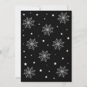 ベビーが醸造ハロウィーン赤ちゃんシャワー招待状 招待状 (裏面)