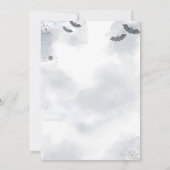 ベビーが醸造ハロウィーン赤ちゃんシャワー招待状 招待状 (裏面)