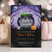 ベビーが醸造ハロウィーン赤ちゃんシャワー招待状 招待状