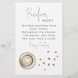 ベビーが醸造ベビーシャワーおしゃぶり狩りゲーム