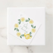 ベビーが醸造ベビーシャワーイエローフローラティーポット フェイバータグ (インサイチュ)