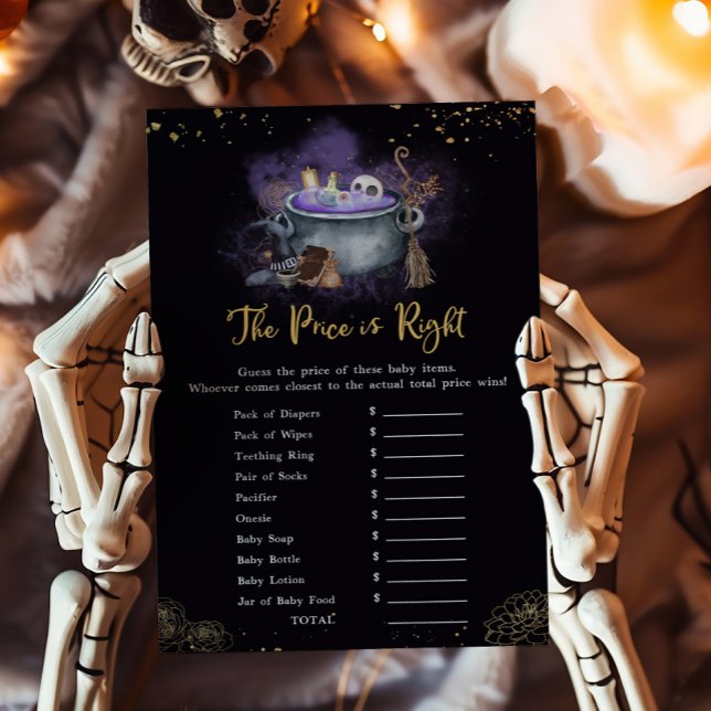 ベビーが醸造不気味している価格は正しいゲーム (A Baby is Brewing Baby Shower The Price is Right Game)