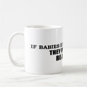 ベビーが銃を…持っていたら中断されません コーヒーマグカップ (左)