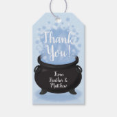 ベビーが魔女の赤ちゃんシャワーをありがとう ギフトタグ (正面)