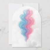 ベビーが魔法のハロウィーンの赤ちゃんシャワーを醸造している 招待状 (裏面)