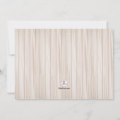 ベビーが3つの妊娠の発表をする 案内状 (裏面)