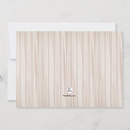 ベビーが3つの妊娠の発表をする 案内状 (裏面)