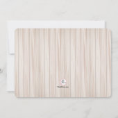 ベビーが3つの妊娠の発表をする 案内状 (裏面)