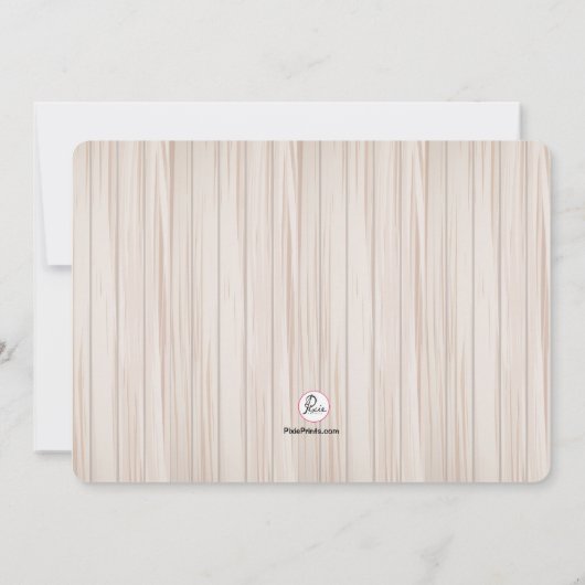 ベビーが3つの妊娠の発表をする 案内状 (裏面)