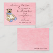 ベビーくまのギフト登録カード エンクロージャーカード (正面/裏面)