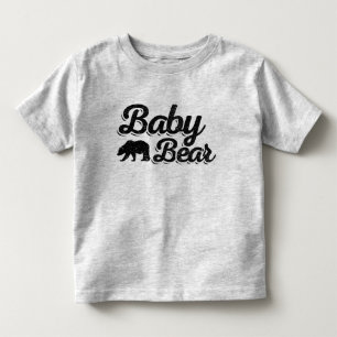 ベビーくまの薄い色 トドラーTシャツ