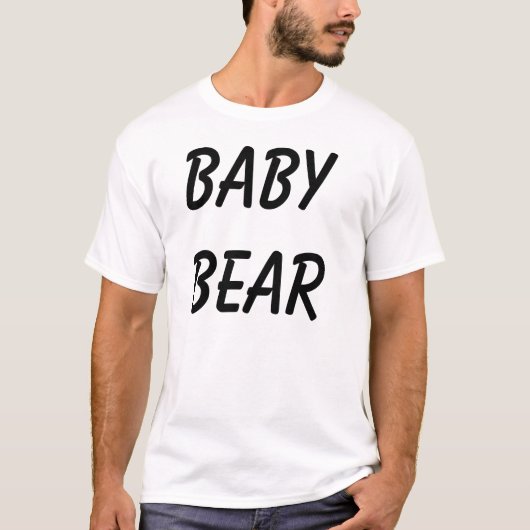 ベビーくまの黒 Tシャツ (正面)
