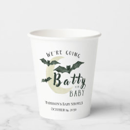 ベビーこうもり用バティ及びムーンハロウィーン赤ちゃんシャワー 紙コップ