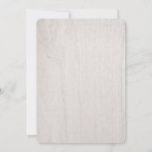 ベビーその冷たいピンクの松コーン赤ちゃんシャワーbyメール 招待状 (裏面)