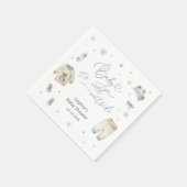 ベビーその冷たい冬の服ベビーシャワー スタンダードカクテルナプキン (角)