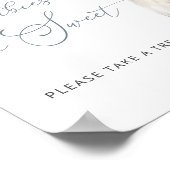 ベビーその冷たい外のベビーは甘い ポスター (角)