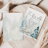 ベビーその冷たい外のベビースシャワー 招待状