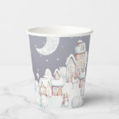 ベビーその冷たい外のベビースシャワー 紙コップ (裏面)