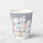 ベビーその冷たい外のベビースシャワー 紙コップ (正面)