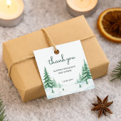 ベビーその冷たい外の冬のベビーシャワーパーティー フェイバータグ