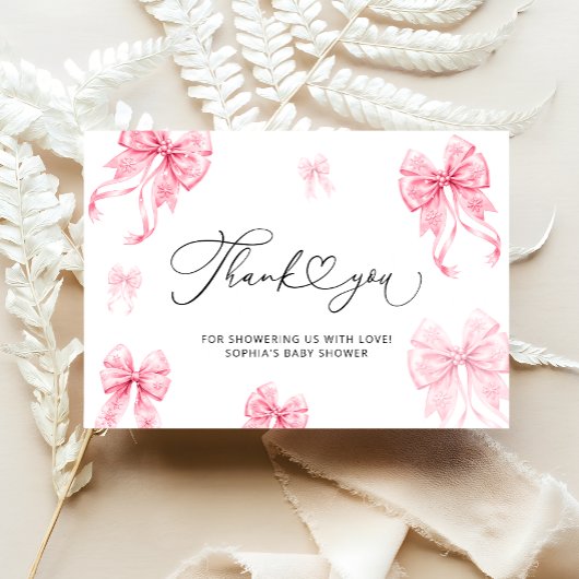 ベビーその冷たい外の女の子の赤ちゃんシャワーありがとう カード