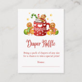 ベビーその冷たい外の居心地の良いおむつラッフル エンクロージャーカード (正面)