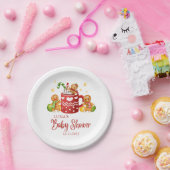 ベビーその冷たい外の居心地の良いベビーシャワー ペーパープレート (パーティー)