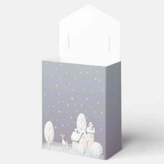 ベビーその冷たい外の赤ちゃんシャワーお願いボックス フェイバーボックス (オープン)