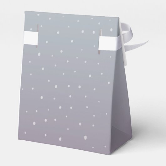 ベビーその冷たい外の赤ちゃんシャワーお願いボックス フェイバーボックス (裏面サイド)