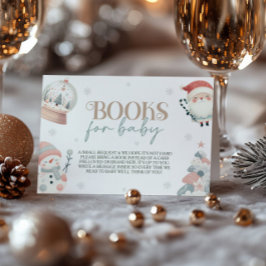 ベビーその冷たい外ベビシャワー予約リクエスト エンクロージャーカード