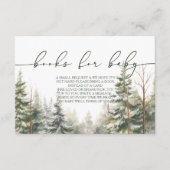 ベビーその冷たい外ベビシャワー予約リクエスト エンクロージャーカード (正面)