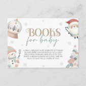 ベビーその冷たい外ベビシャワー予約リクエスト エンクロージャーカード (正面)