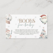 ベビーその冷たい外ベビシャワー予約リクエスト エンクロージャーカード (正面)